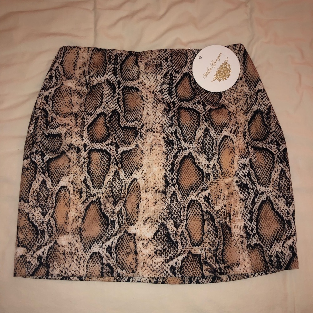 Snake skin skirt from Princess Polly US 4 / AU 8